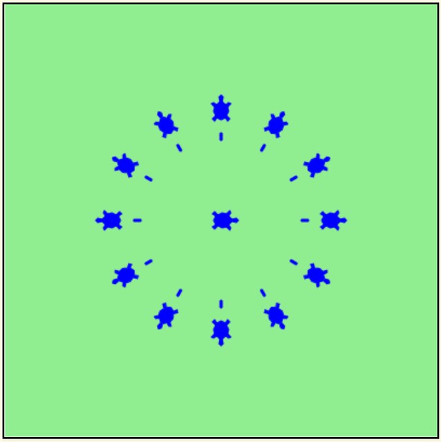 Turtle graphics in Python: Tsu's Gallery